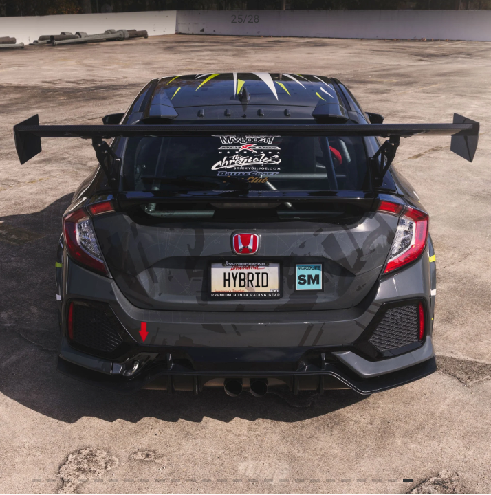 Hybrid Racing Formula Exhaust System for 17-21 Civic Type R