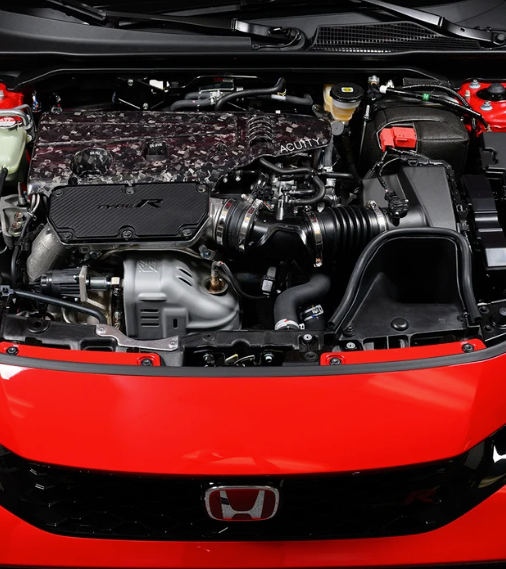 K20C Engine Cover in Forged Carbon Fiber, Gloss Finish