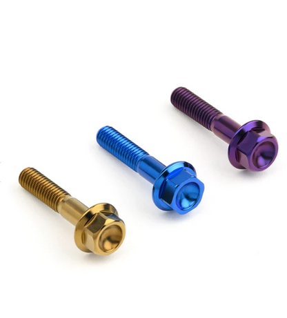 Titanium Mounting Hardware in Various Finishes for 1971-xxx Engine Covers