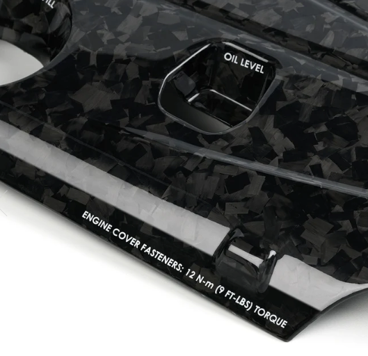 K20C Engine Cover in Forged Carbon Fiber, Gloss Finish