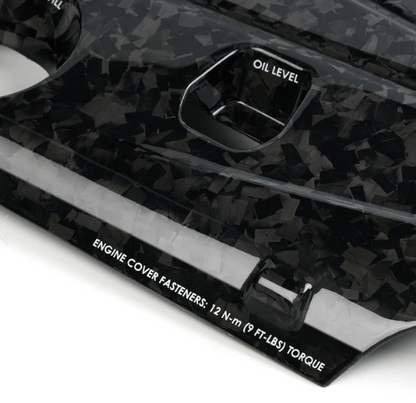 K20C Engine Cover in Forged Carbon Fiber, Gloss Finish