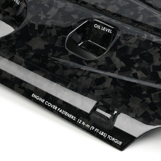K20C Engine Cover in Forged Carbon Fiber, Gloss Finish