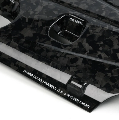 K20C Engine Cover in Forged Carbon Fiber, Gloss Finish