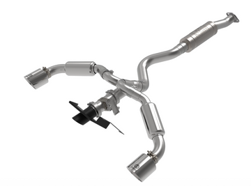 AFE GEMINI XV 3" TO 2-1/2" 304 STAINLESS STEEL CATBACK WITH CUT-OUT: GR COROLLA 23-24 - 0