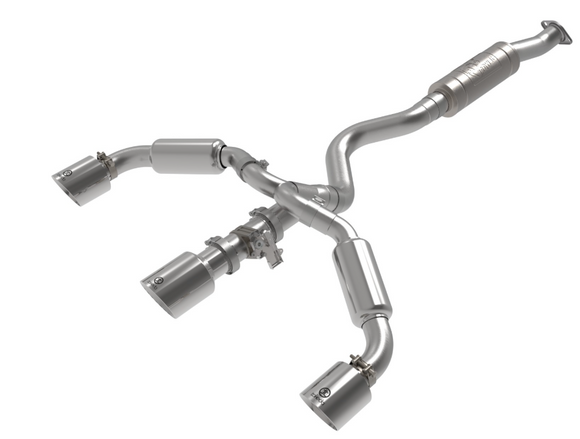 AFE GEMINI XV 3" TO 2-1/2" 304 STAINLESS STEEL CATBACK: GR COROLLA 23-24