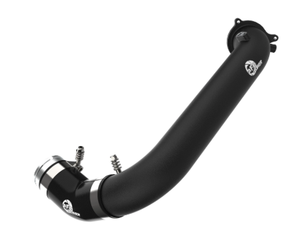 aFe BladeRunner Black 2-3/4in Aluminum Charge Pipe 2021 Toyota Supra GR (A90) I4-2.0L (t) B48