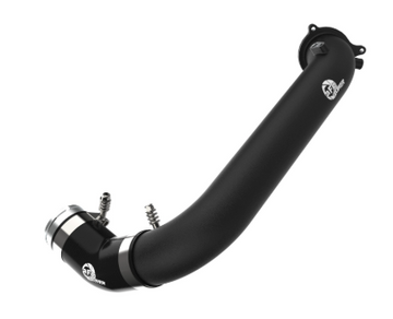 aFe BladeRunner Black 2-3/4in Aluminum Charge Pipe 2021 Toyota Supra GR (A90) I4-2.0L (t) B48