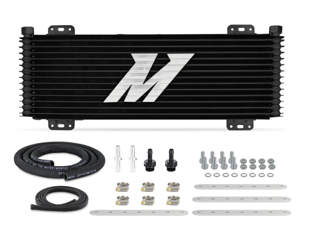 Universal 13-Row Stacked Plate Transmission Cooler, Powder Coated, 22.85-in X 7.10-in X 1.25-in Core