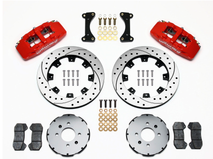 Wilwood Dynapro 6 Front Hat Kit 12.19in Drilled  94-01 Honda/Acura w/262mm Disc