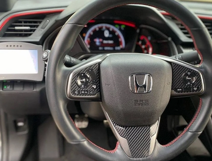 2016-2021 Civic Steering Wheel Overlay Insert lower portion