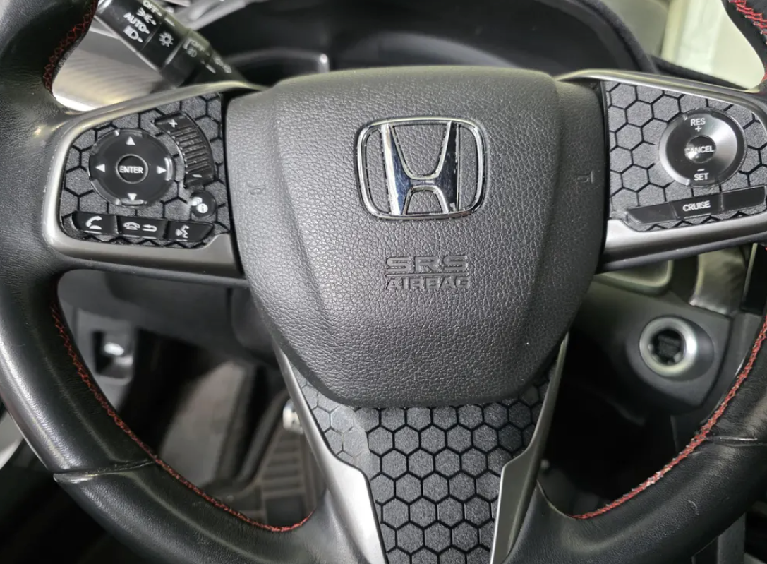 2016-2021 Civic Steering Wheel Overlay Insert lower portion