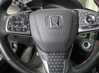 2016-2021 Civic Steering Wheel Overlay Insert lower portion