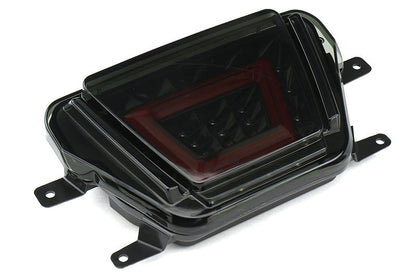 OLM V2 F1 Style Multifunction 4th Brake Light (Smoke Lens Black Base Red Bar) - 2020 Supra