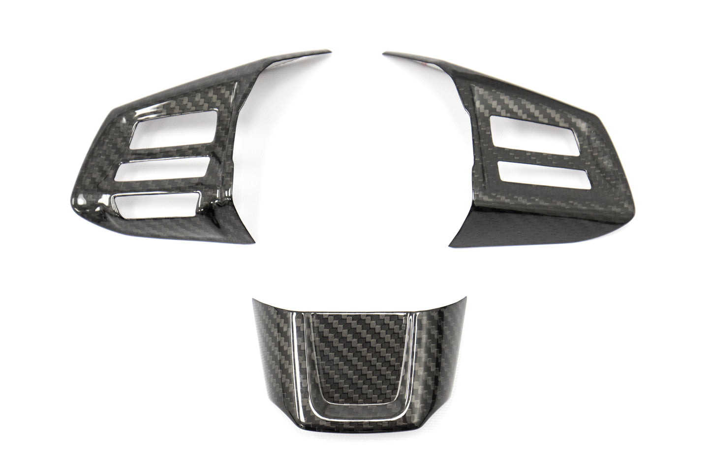 OLM Carbon Fiber Steering Wheel Covers - 2015 WRX 2015 STI (MT)