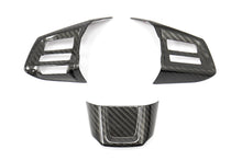 OLM Carbon Fiber Steering Wheel Covers - 2015 WRX 2015 STI (MT)