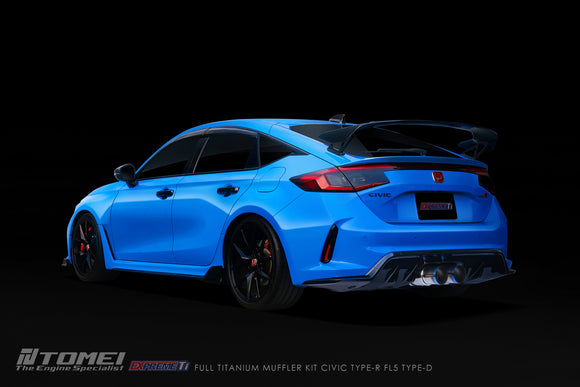 FULL TITANIUM MUFFLER KIT EXTREME Ti CIVIC TYPE-R FL5 TYPE-D