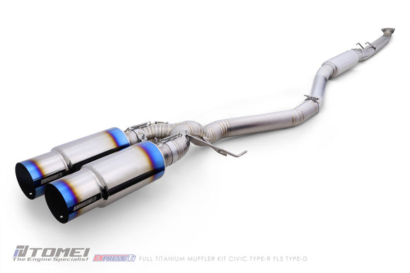 FULL TITANIUM MUFFLER KIT EXTREME Ti CIVIC TYPE-R FL5 TYPE-D