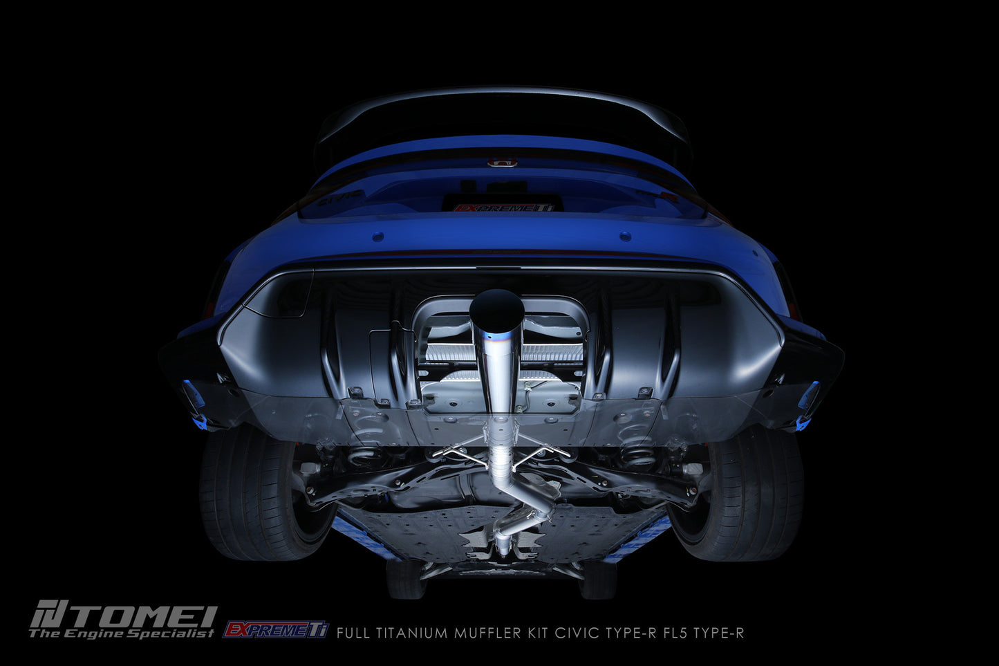 FULL TITANIUM MUFFLER KIT EXTREME Ti CIVIC TYPE-R FL5 TYPE-R