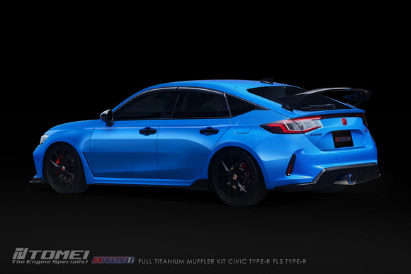 FULL TITANIUM MUFFLER KIT EXTREME Ti CIVIC TYPE-R FL5 TYPE-R