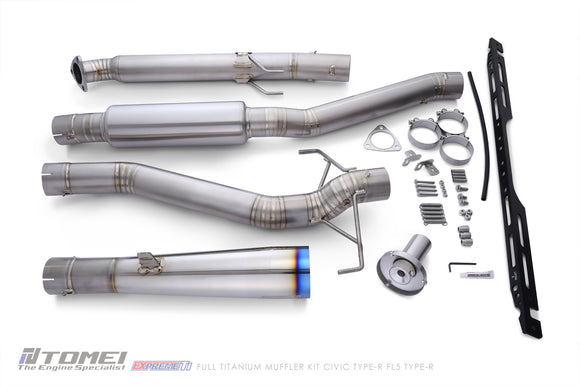 FULL TITANIUM MUFFLER KIT EXTREME Ti CIVIC TYPE-R FL5 TYPE-R