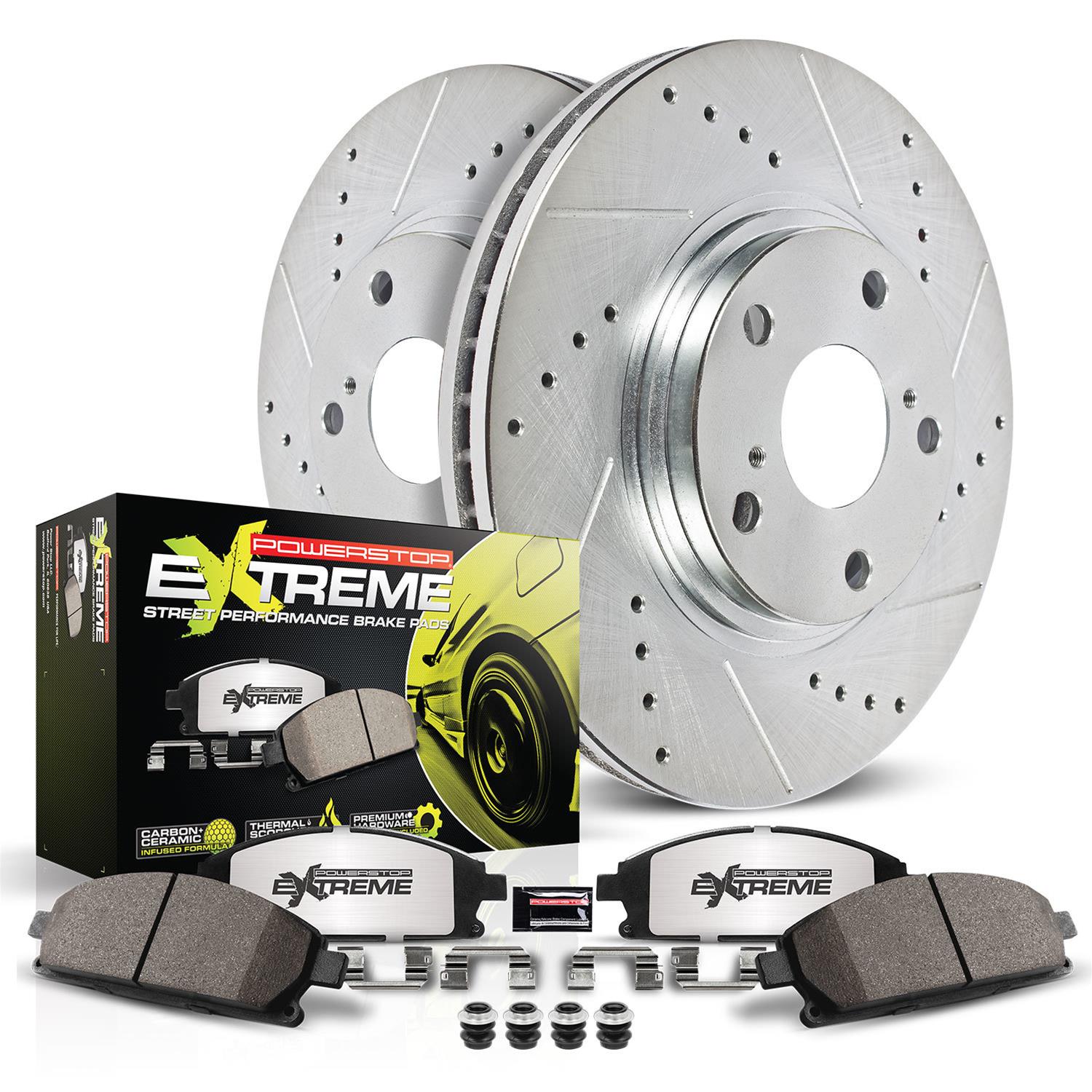 その他 CHAOS BREAK p706p5g 1st Gen Acura TSX Power Stop Z26 Street Warrior Brake