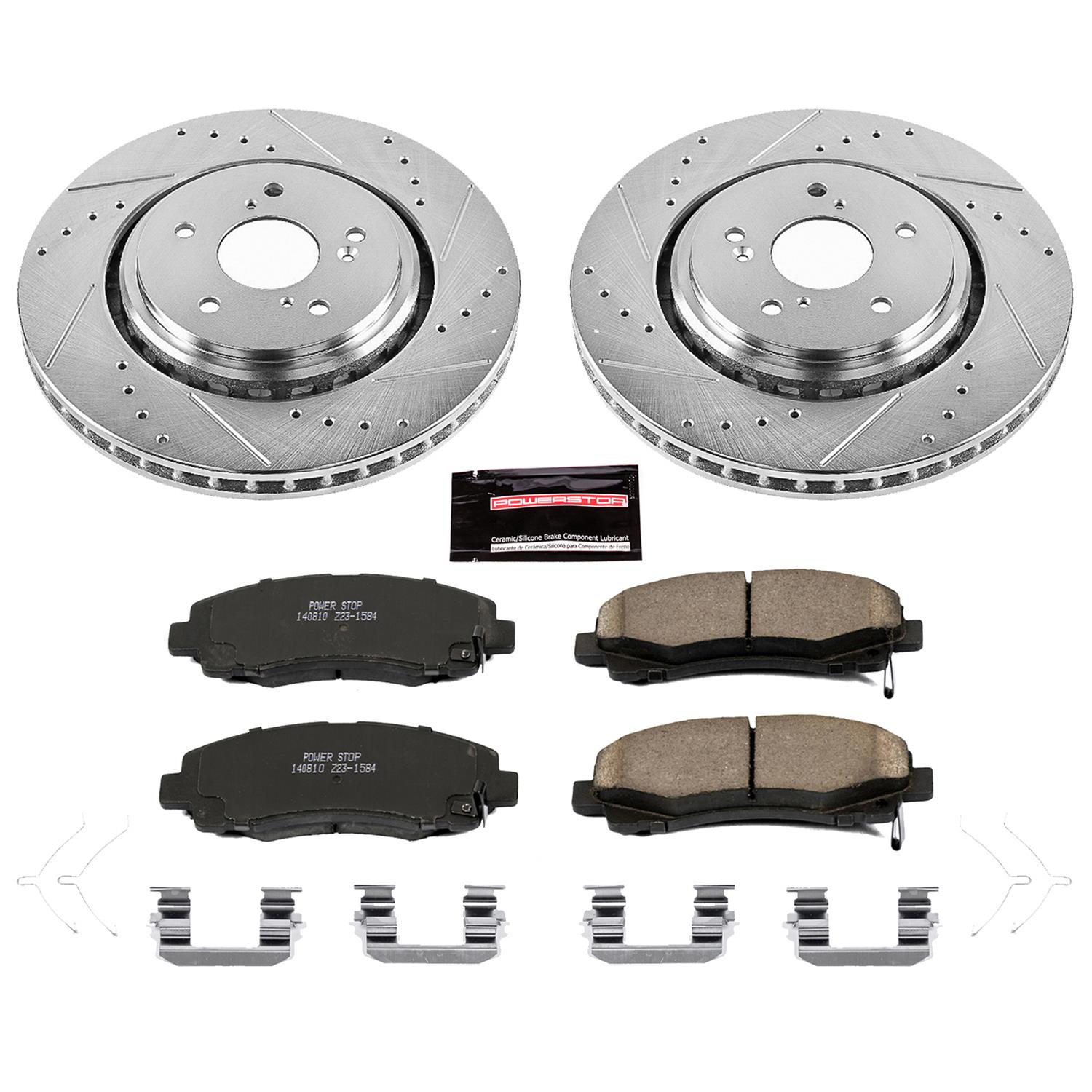 1st Gen Acura TLX Power Stop Z23 Evolution Sport Brake Upgrade Kit