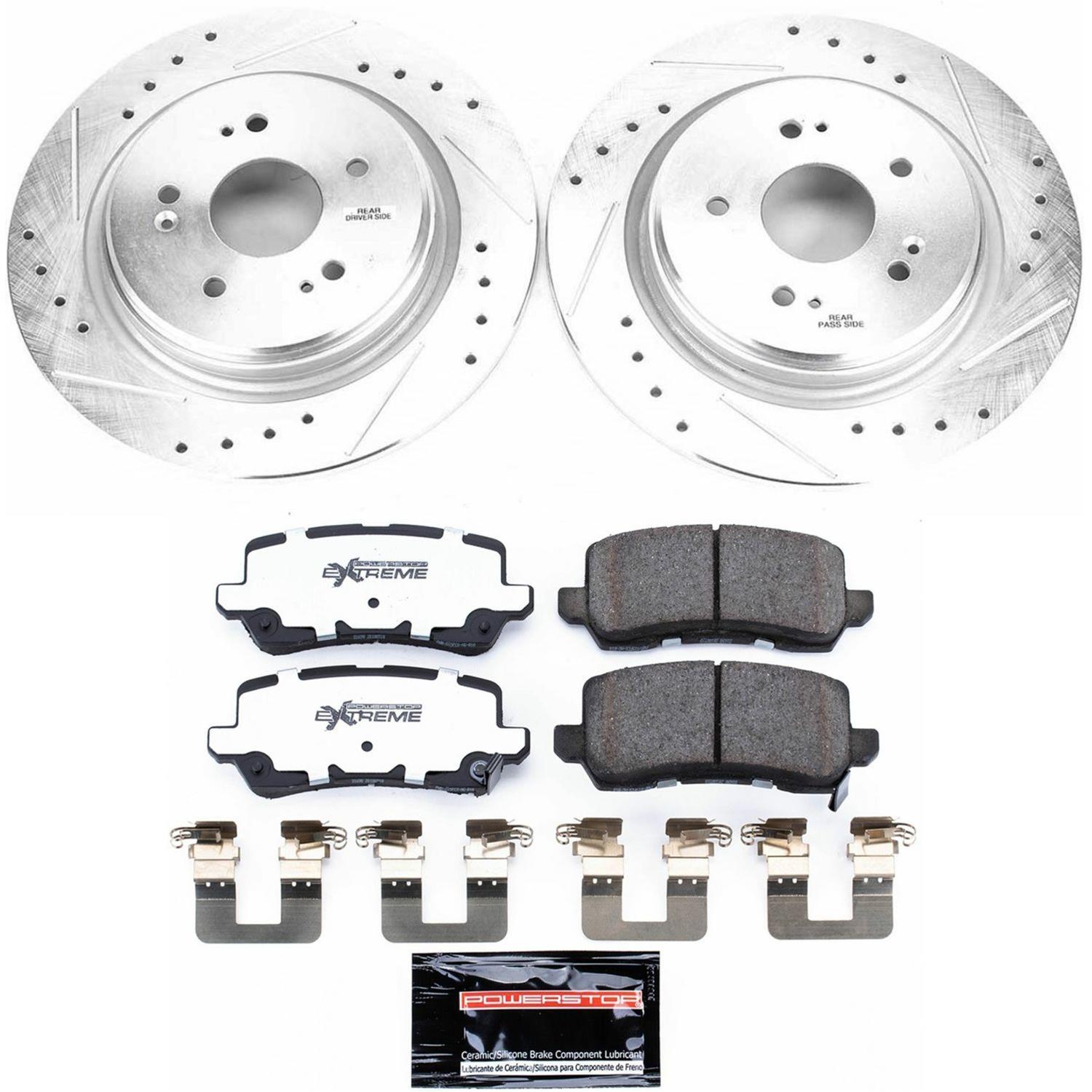 1st Gen Acura TSX Power Stop Z26 Street Warrior Brake Upgrade Kits