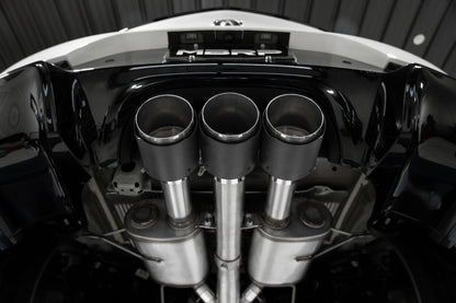 MBRP 3-INCH CAT-BACK EXHAUST TRIPLE REAR EXIT, ACTIVE PROFILE