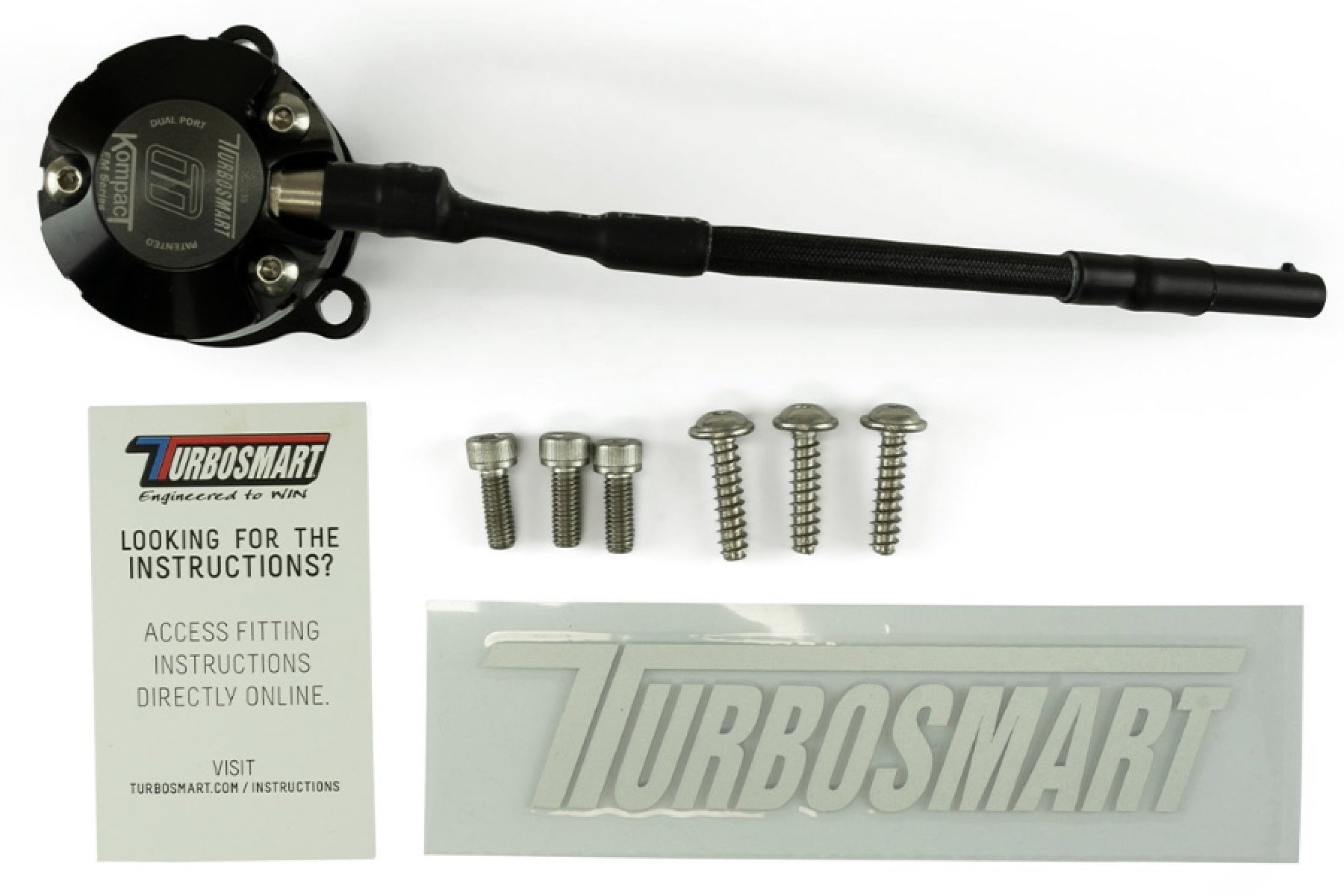 Turbosmart 2021+ Ford Bronco 2.3L 2.7L and Bronco Sport 2.0L Kompact EM Dual Port Blow-Off Valve - 0