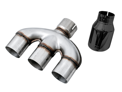 AWE Track Edition Exhaust for 10th Gen Civic Si Coupe / Sedan (includes Front Pipe) - Triple Diamond Black Tips - 0