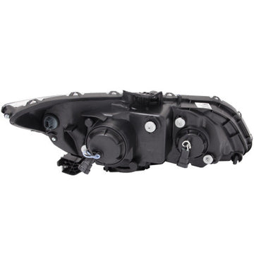 ANZO 2012-2015 Honda Civic Projector Headlights w/ U-Bar Black - 0