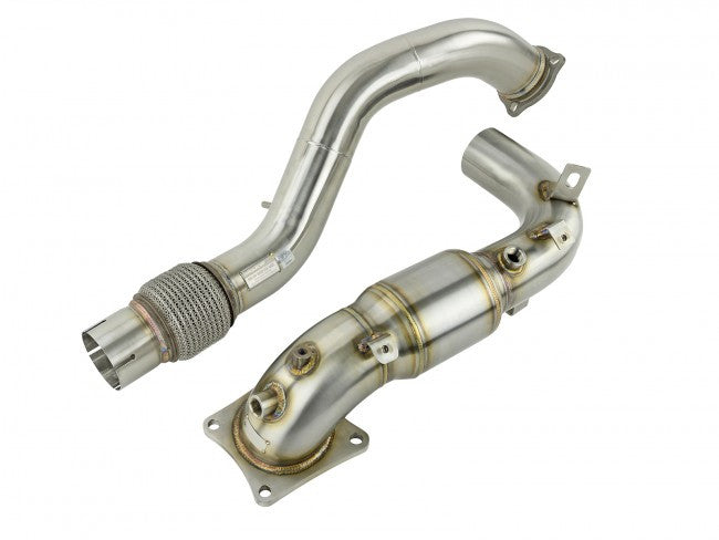 Skunk2 76mm Alpha Downpipe w/ CAT 2018-'20 Honda Civic Type R