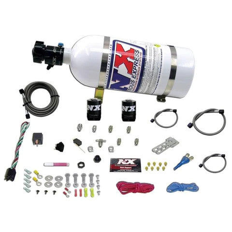 NITROUS EXPRESS ALL SPORT COMPACT EFI SINGLE NOZZLE NITROUS KIT (35-50-75HP) W/10LB BOTTLE