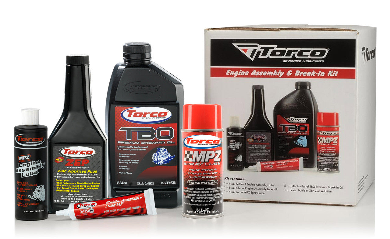 Torco Engine Kit Engine Assembly and Brake-in oils