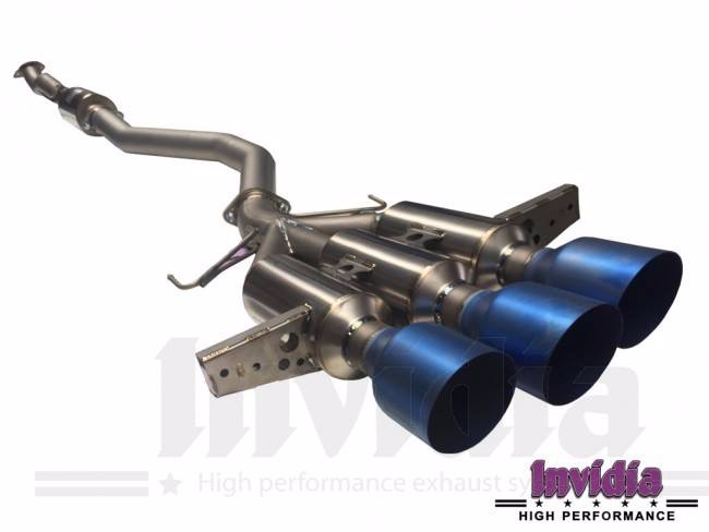 INVIDIA GEMINI R400 FULL TITANIUM CAT-BACK EXHAUST W/FRONT PIPE: CIVIC TYPE R 17-18