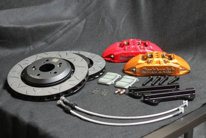 Buddy Club Racing Spec Brake Kit 1st & 2nd Gen Acura TSX 4pot 1pc/330mm Imola Orange Front