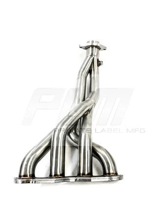 PLM K-Series K24 K20 FG Header V2 with Bolt-On Catalytic Converter - 0