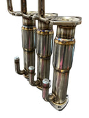 PLM K-Series K24 K20 FG Header V2 with Bolt-On Catalytic Converter-3