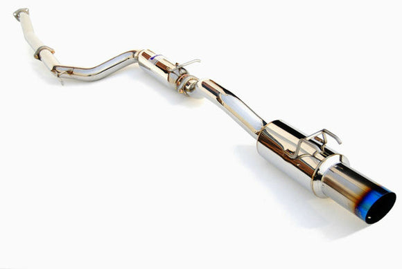 9th Gen Honda Civic Si K24 Coupe N1 Single Burnt Titanium tip Cat-back Exhaust