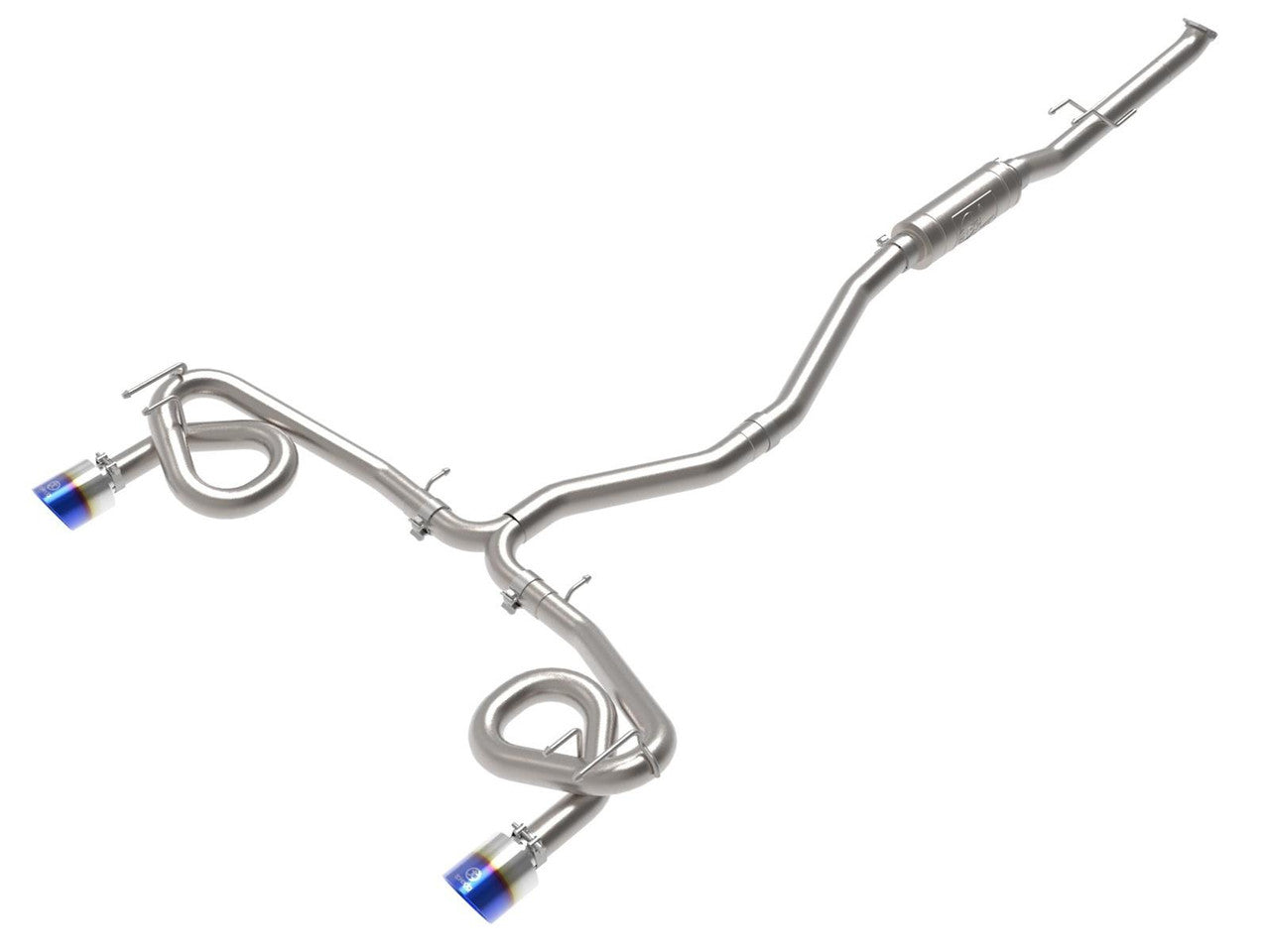 aFe POWER Takeda Exhaust - Blue Flame Tips