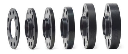 H&R TRACK+ DRM WHEEL SPACER PAIR, BLACK, 20MM (5X120, 14X1.5, BORE: 64.1), W/ STUDS