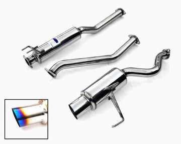 10th Gen Honda Civic Coupe/ Sedan 1.5T  N1 Single Burnt Titanium tip Cat-back Exhaust
