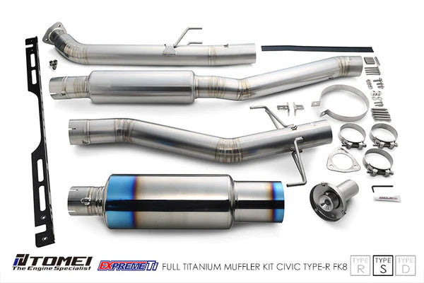 TOMEI EXPREME-TI TITANIUM EXHAUST: CIVIC TYPE R FK8 (TYPE-S STYLE)