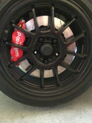HONDA CIVIC FASTBRAKES STREET/ADVANCED TRACK 12.9" BRAKE KIT WILWOOD 6 POT CALIPERS W/ SLOTTED 2 PIECE ROTORS-3