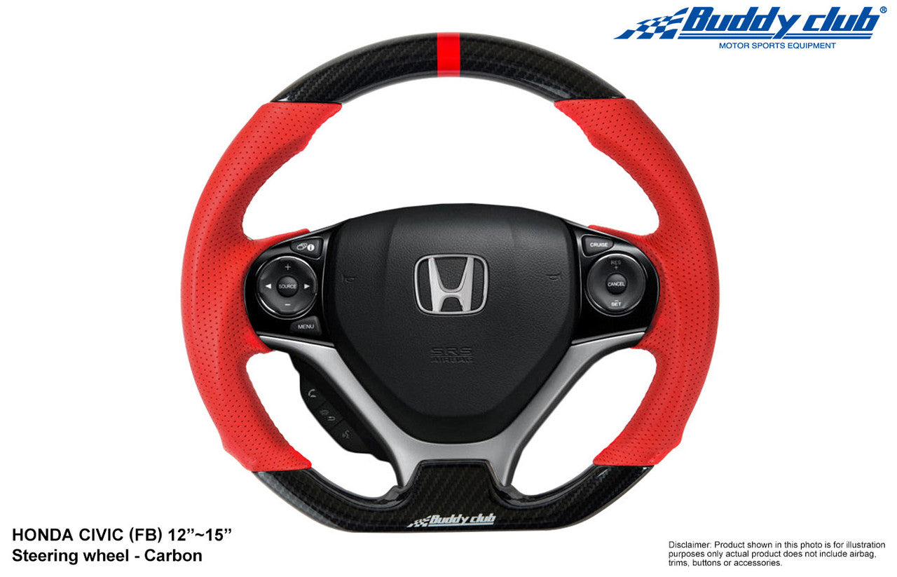 Buddy Club Sport Steering wheel Carbon "Time Attack" 2012-2015 Honda Civic