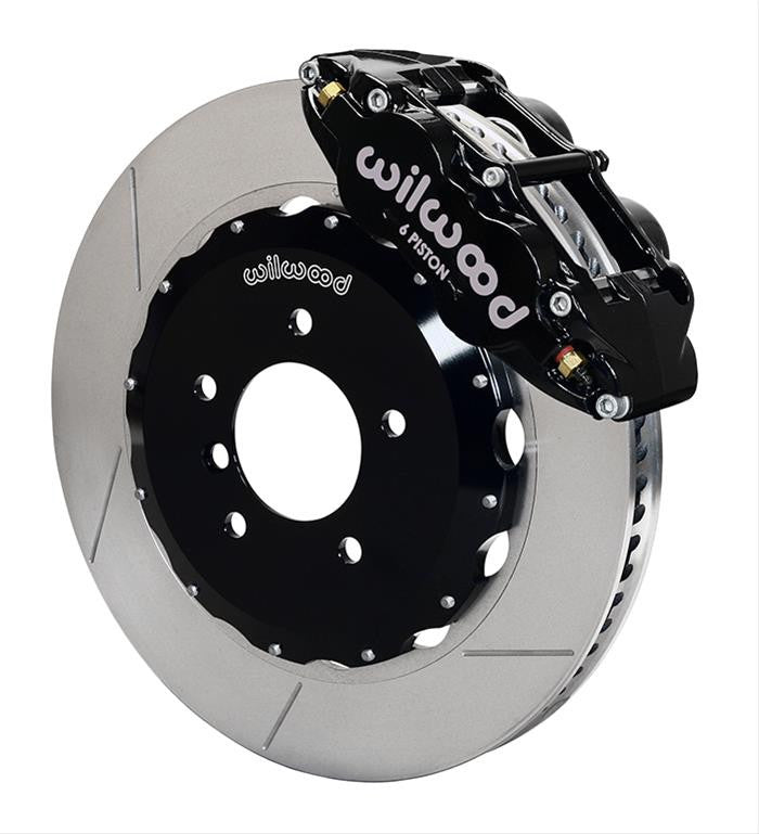1st Gen ACURA TSX FASTBRAKES STREET/ADVANCED TRACK 12.9" BRAKE KIT WILWOOD 6 POT CALIPERS W/ SLOTTED 2 PIECE ROTORS
